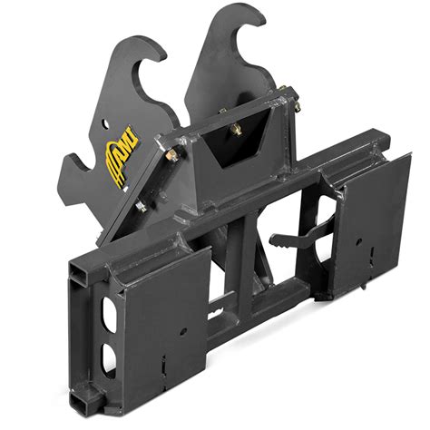 cat skid steer attachment adapter|excavator attachment for skid steer.